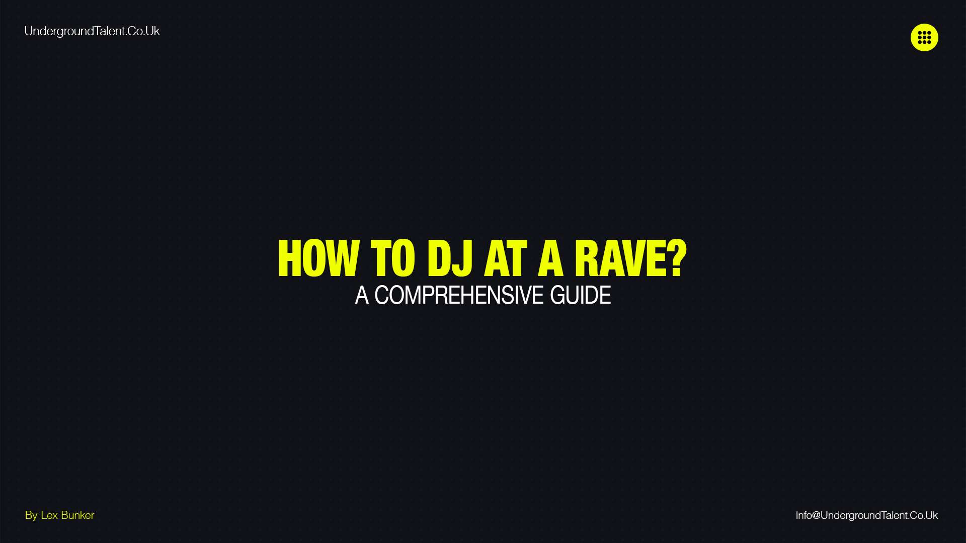 How to DJ at a Rave? A Comprehensive Guide