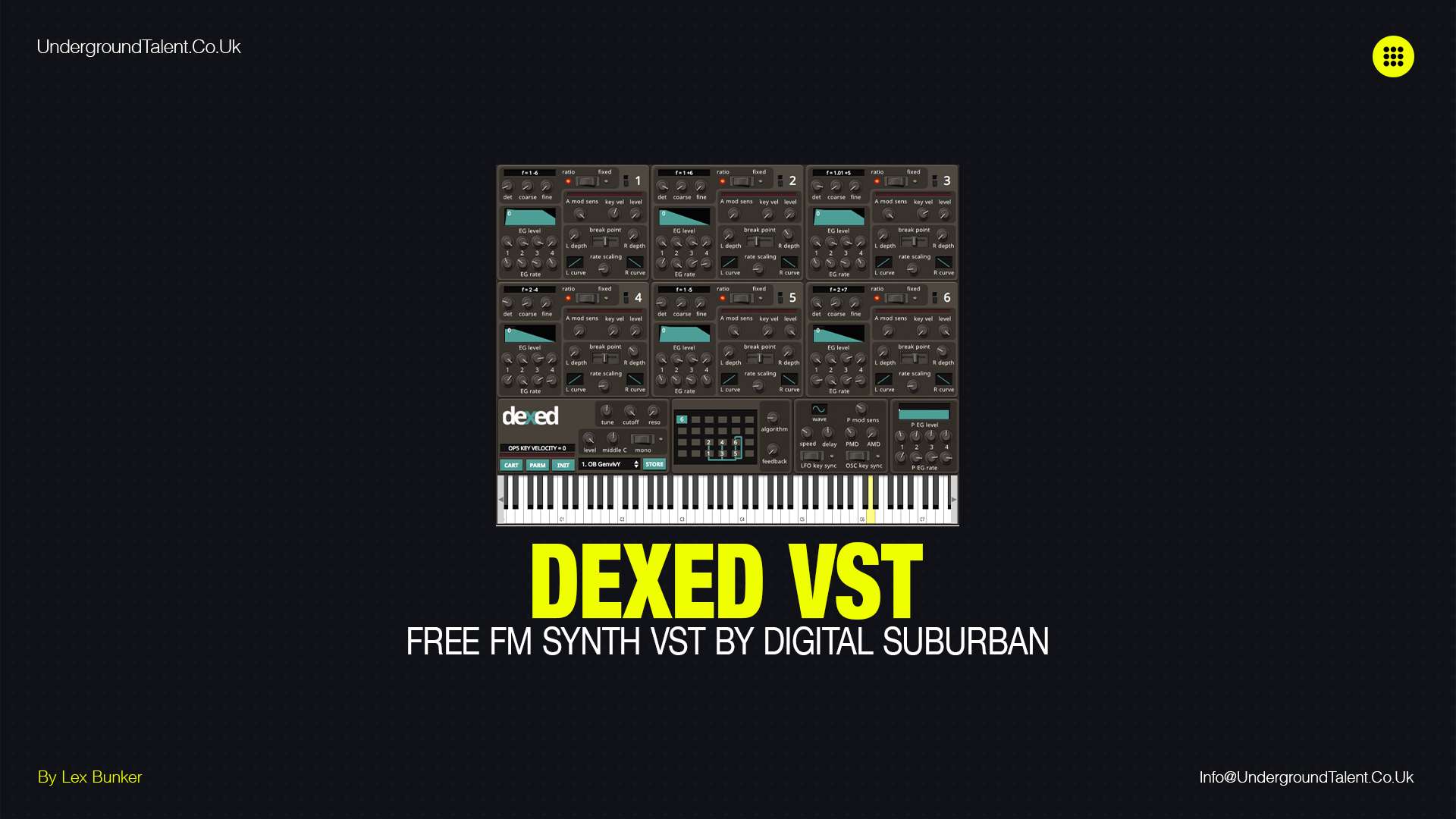 Dexed: Free FM Synth VST by Digital Suburban