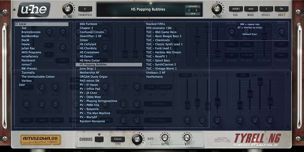 Download U-he Tyrell N6