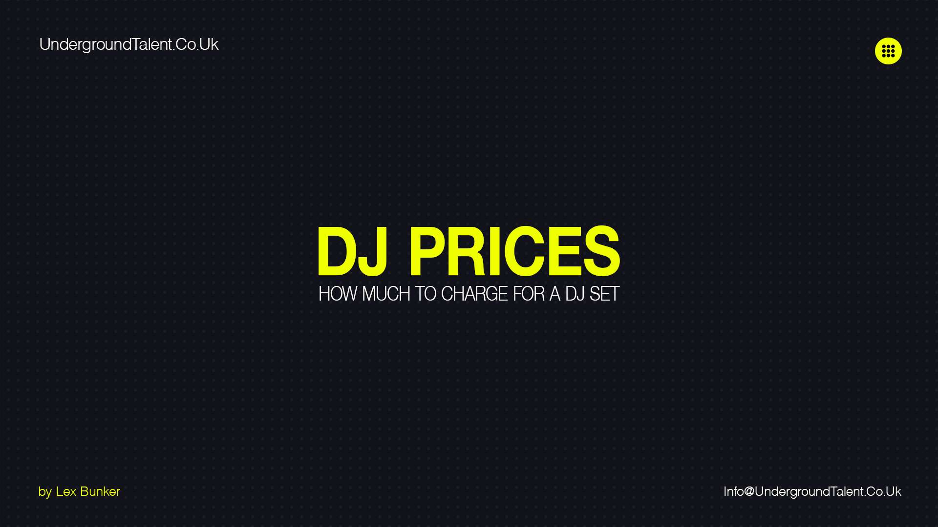 DJ Prices: How Much to Charge for a DJ Set