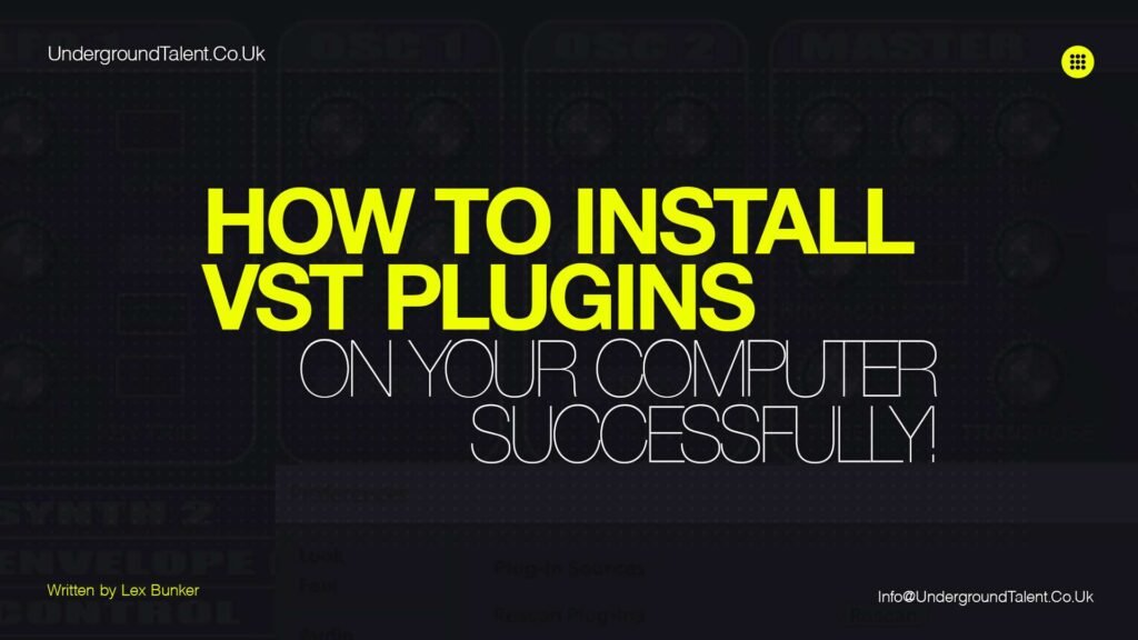 How to Install Vst plugins