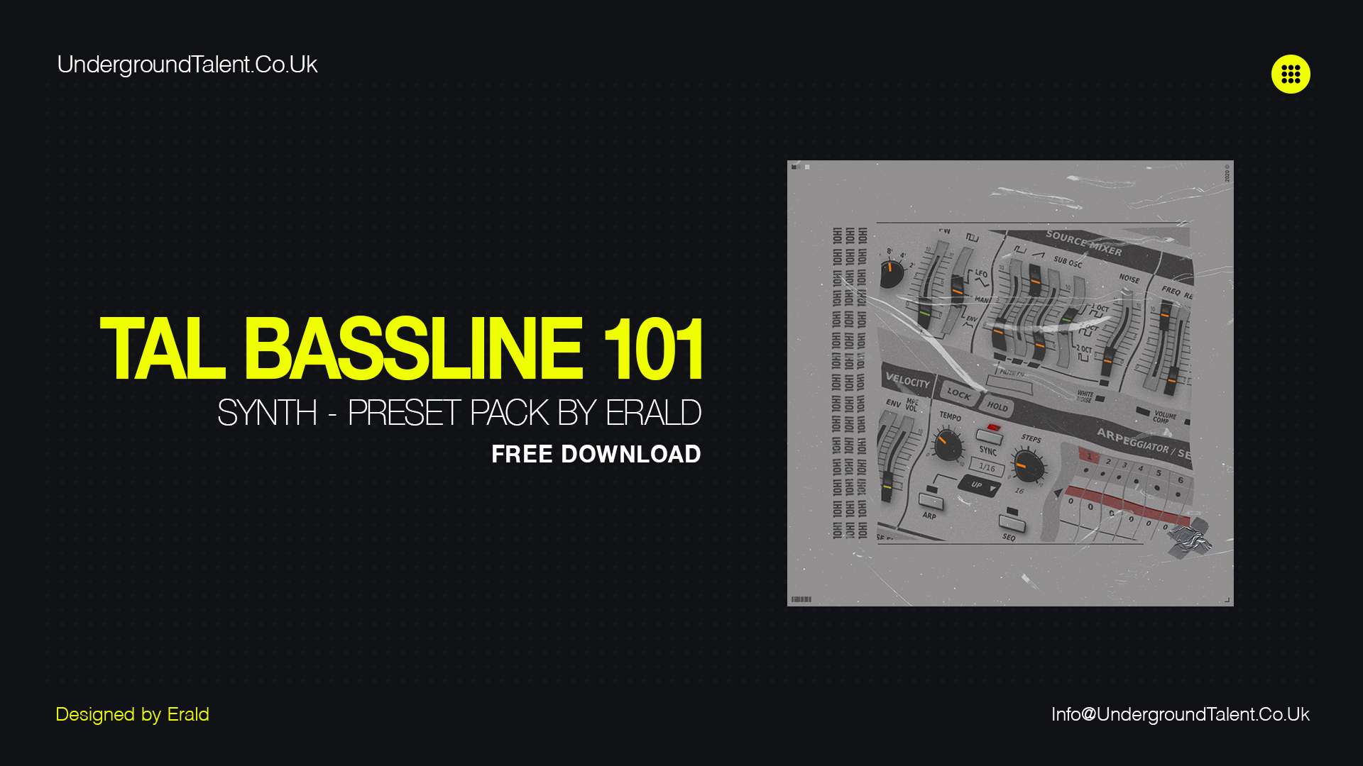 TAL Bassline 101 Synth – Preset Pack by Erald