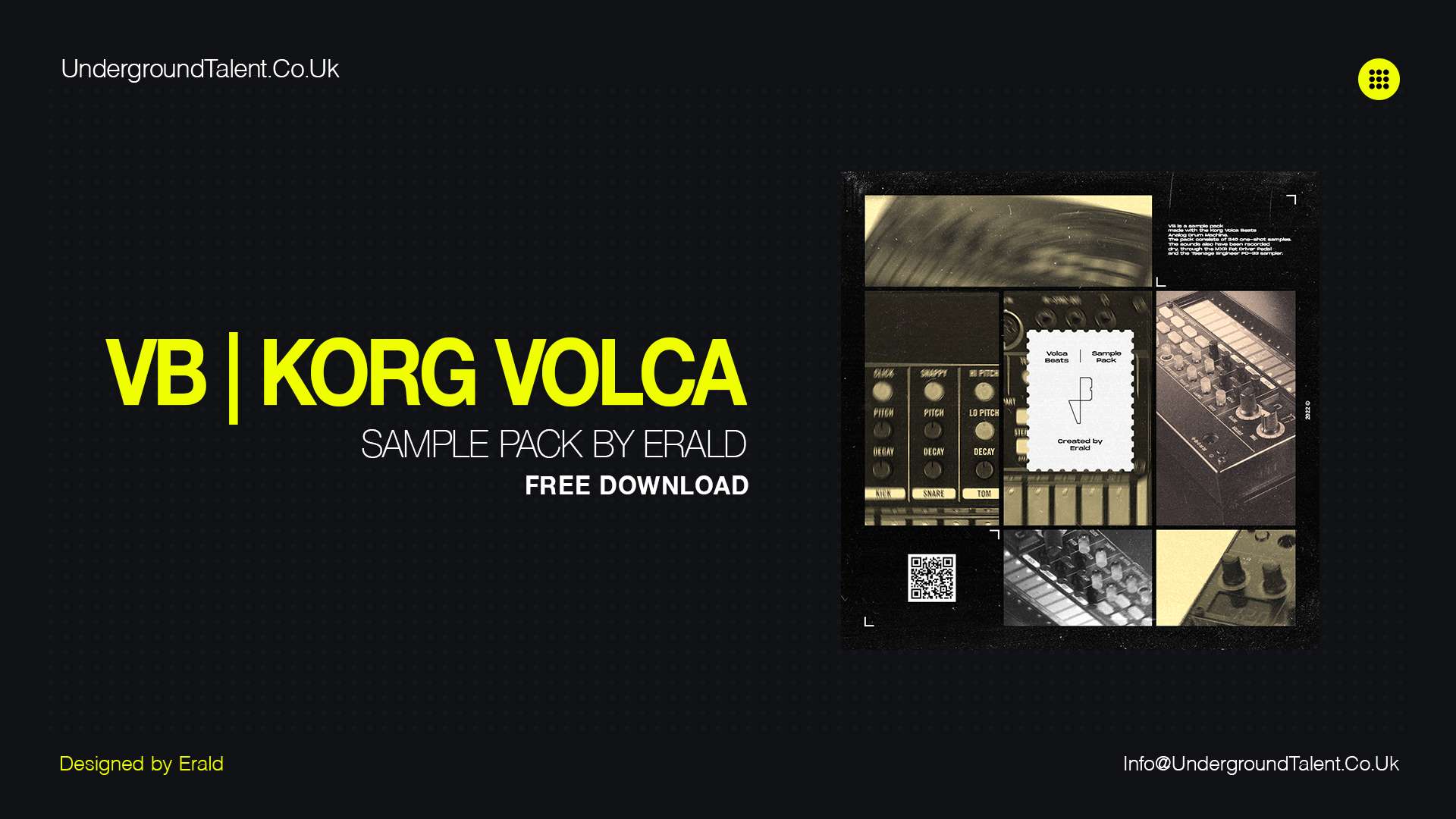 VB – Korg Volca Beats Sample Pack by Erald (Free Download)