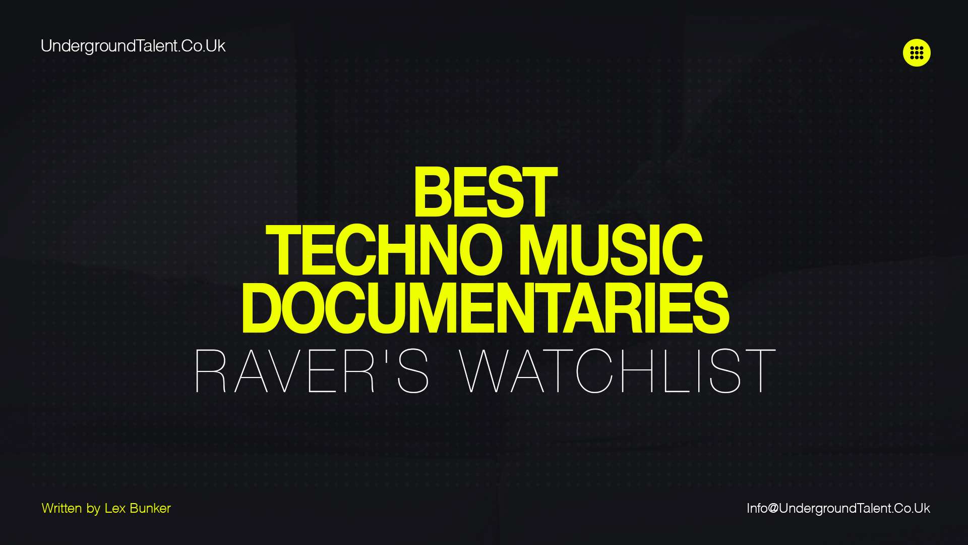 Best Techno Music Documentaries | Raver’s Watchlist