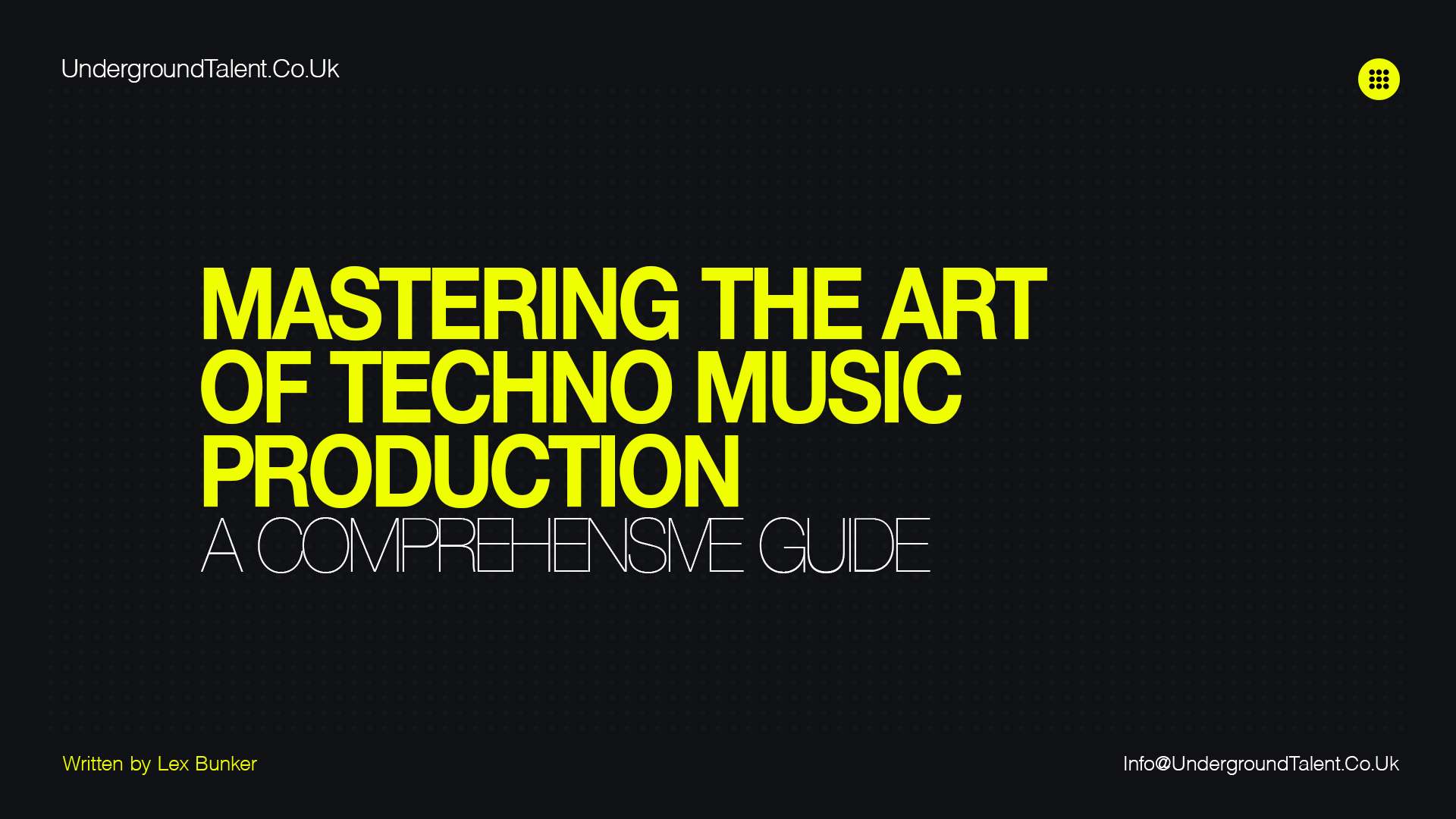 Techno Music Production: How to Master the Craft? (Guide)