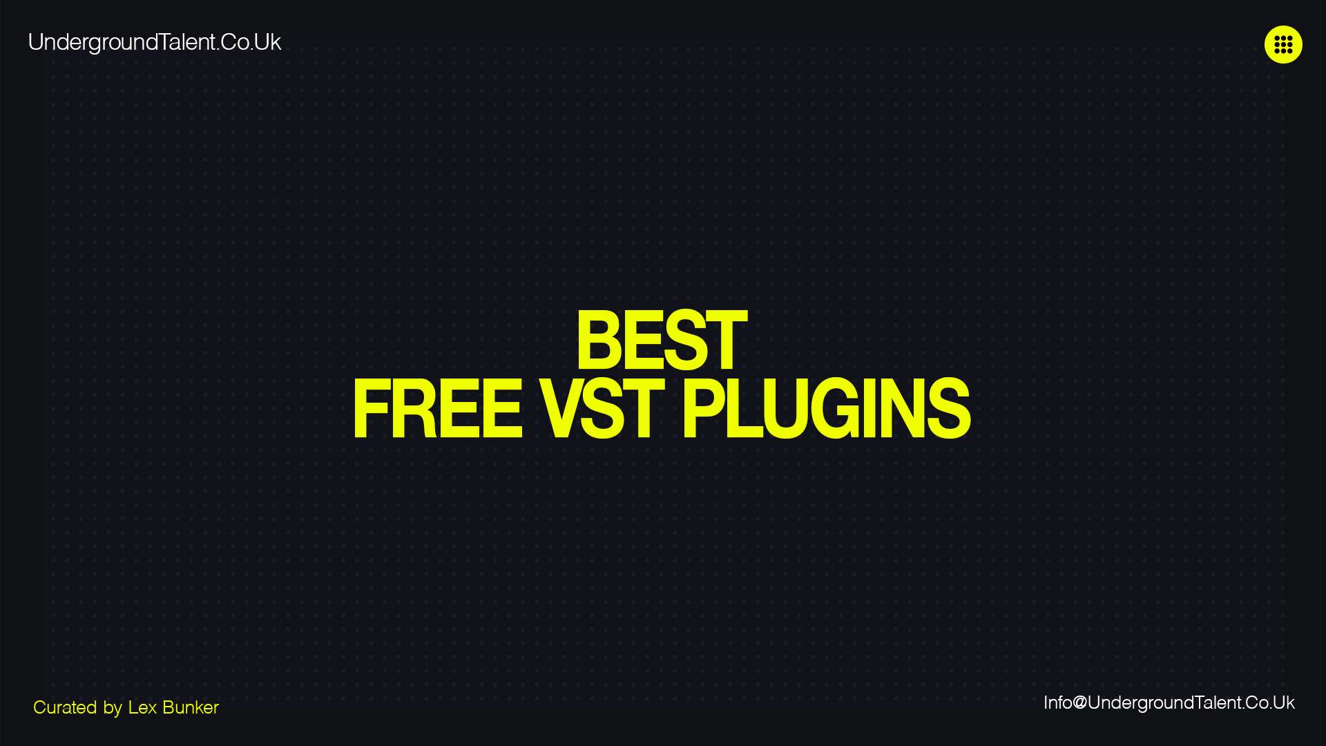 50 Best Free VST Plugins for Techno Music Production