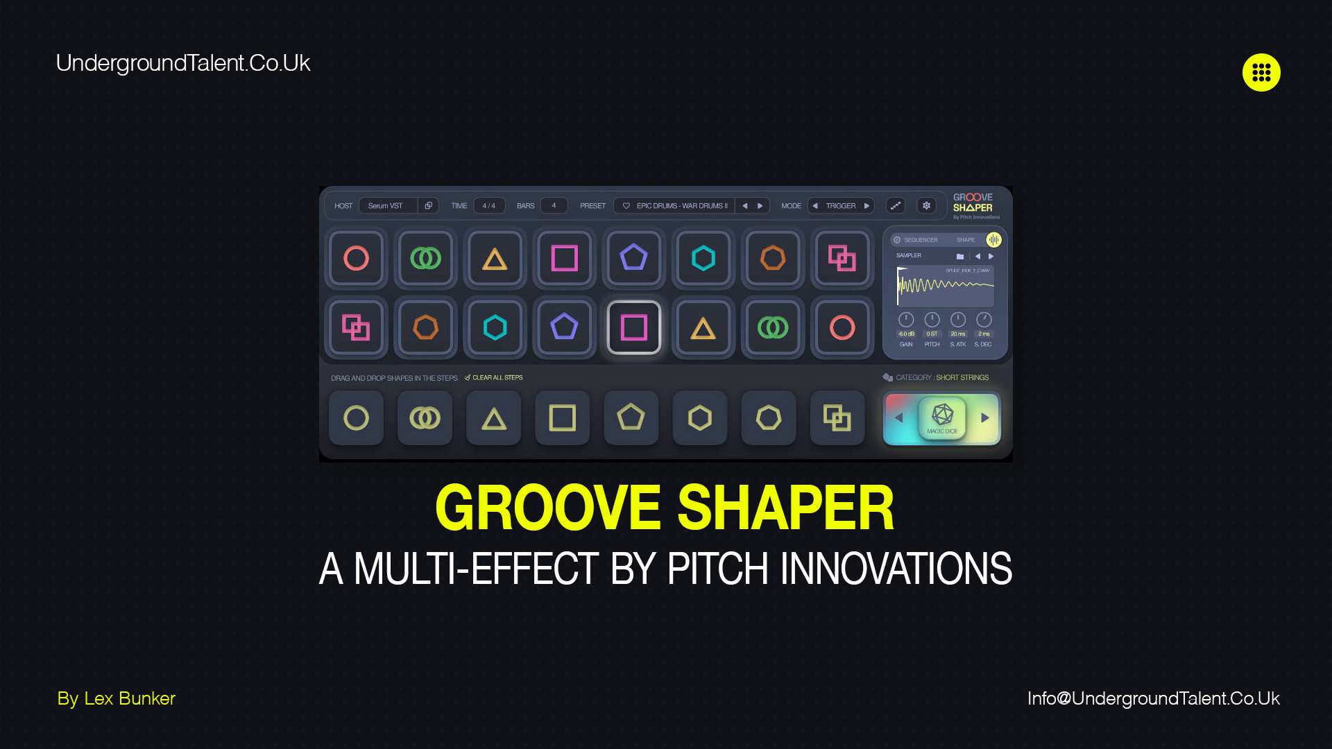 Groove Shaper: A Multi-Effect by Pitch Innovations