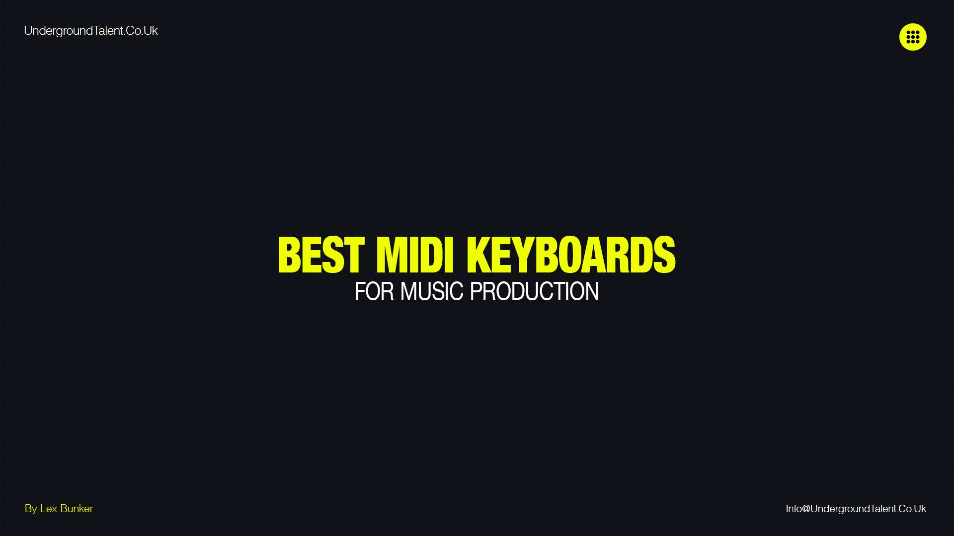 Best MIDI Keyboards for Electronic Music Production in 2024