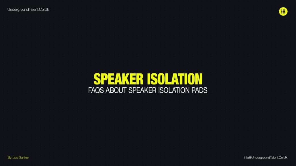 FAQs About Speaker Isolation Pads