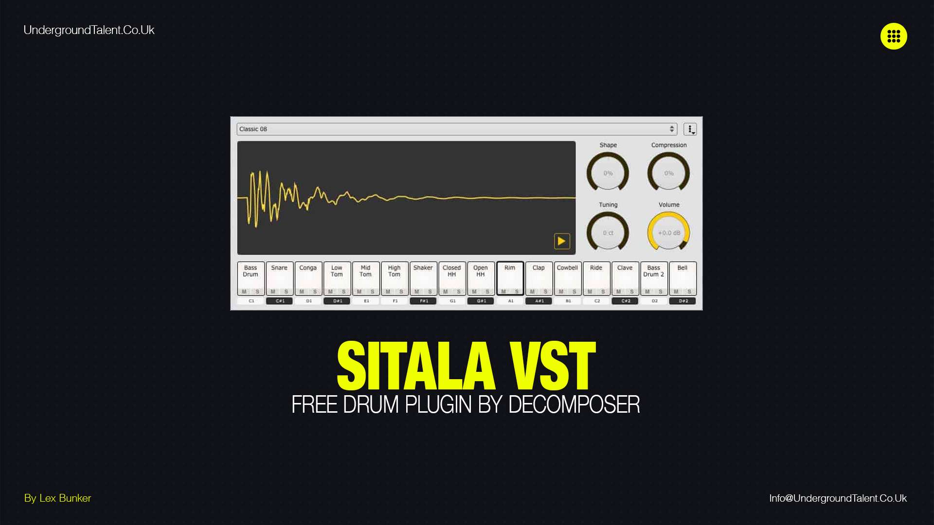 Sitala VST: Free Drum Plugin by Decomposer