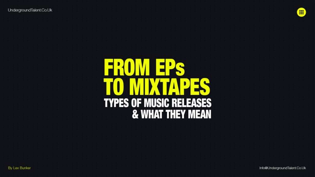 Types of Music Releases and What they Mean