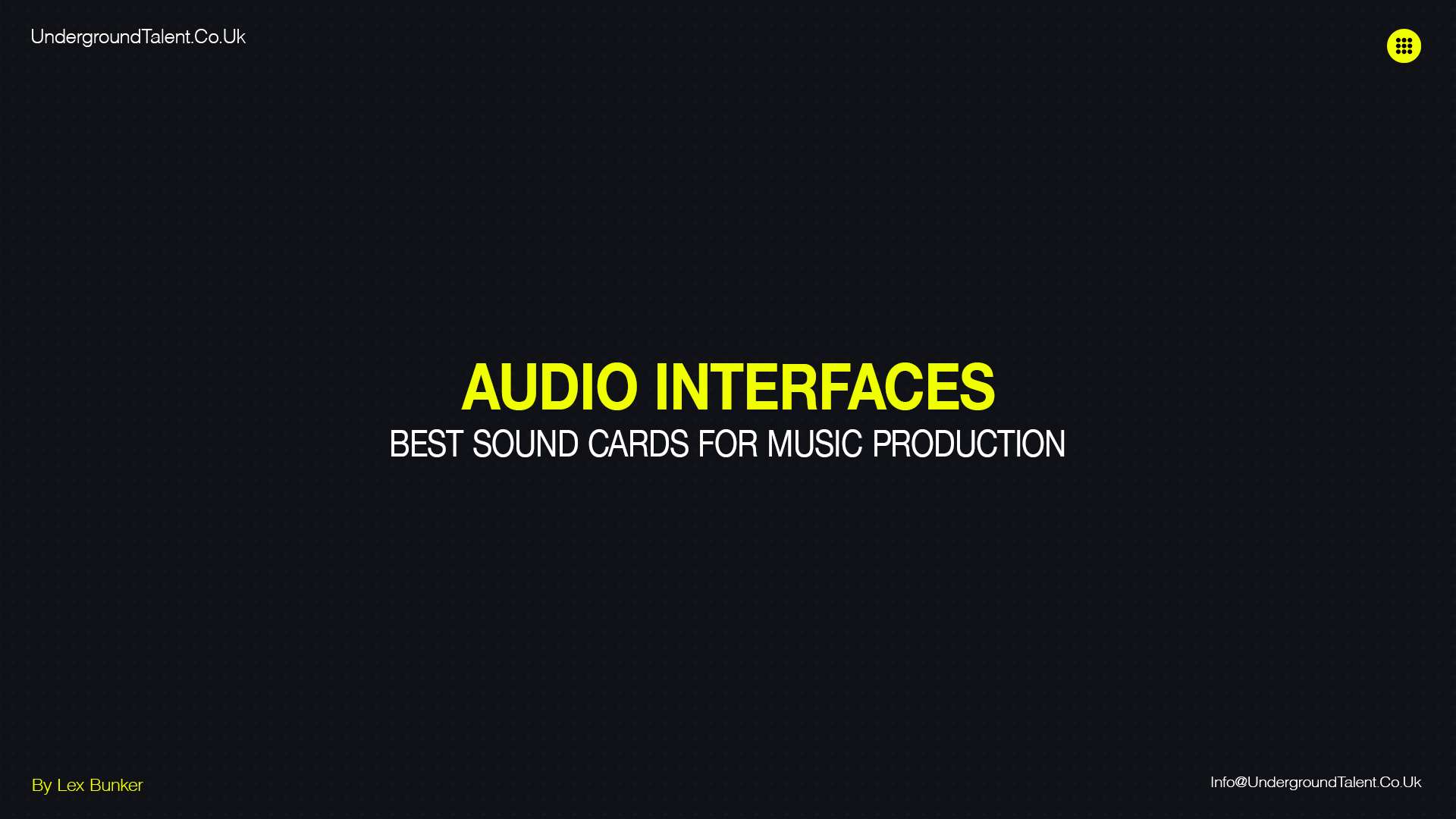 Best Audio Interfaces for Music Production in 2024