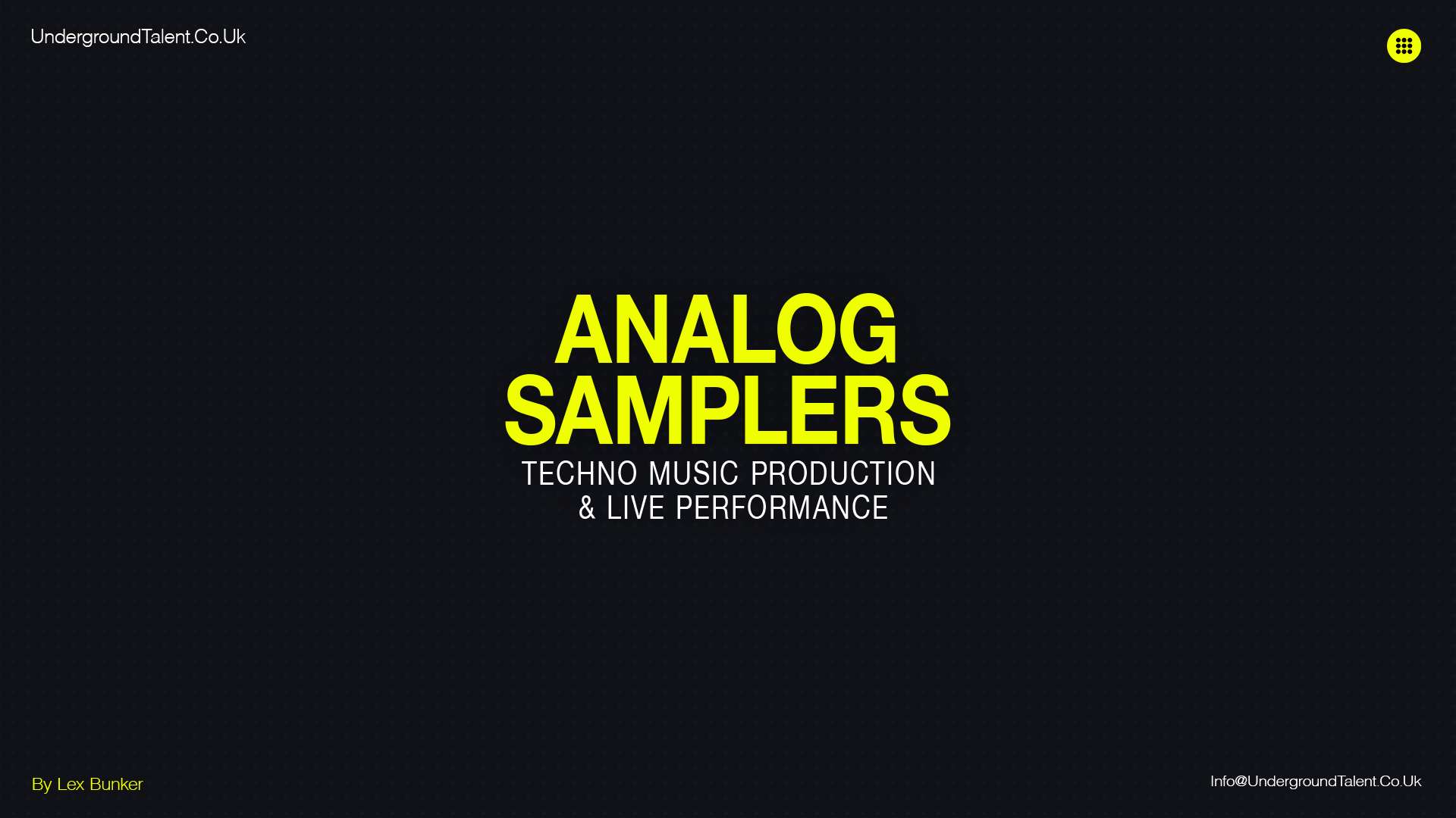 Best Analog Samplers for a Techno Music Setup