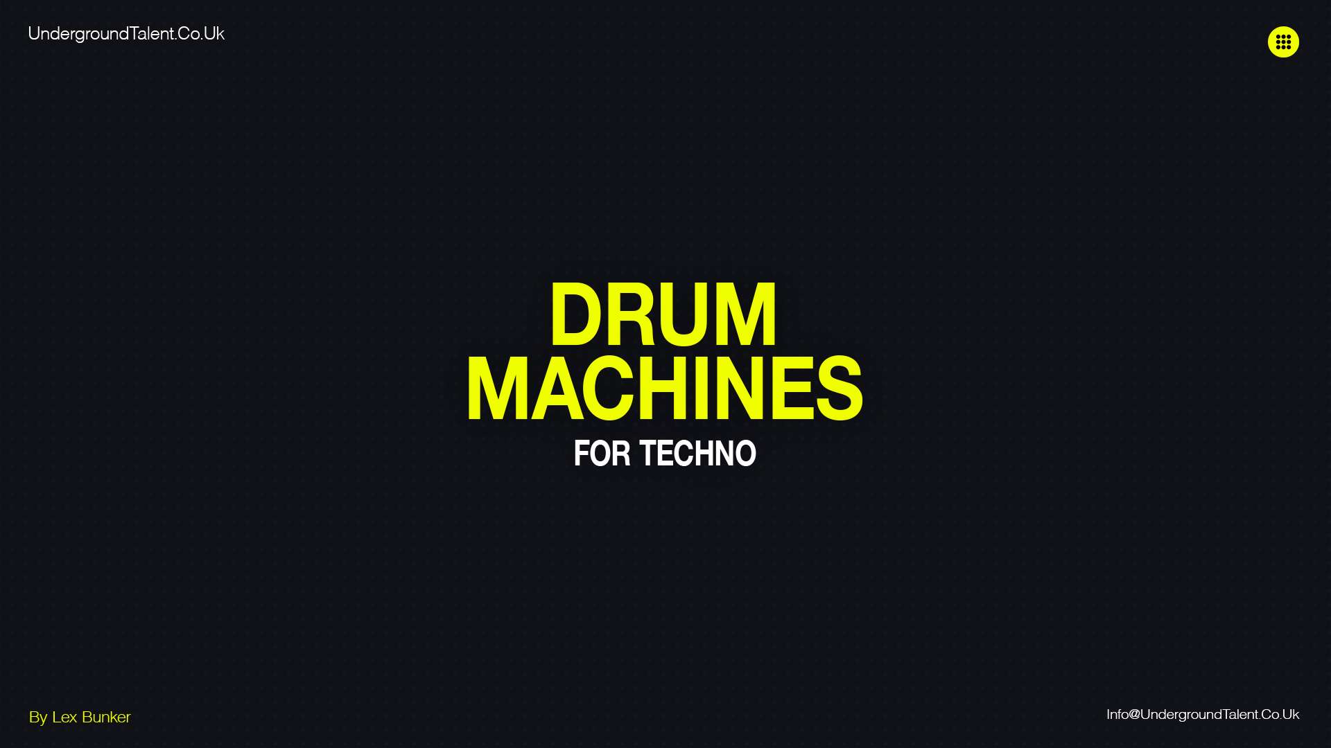 Best Drum Machines for Techno Music in 2024