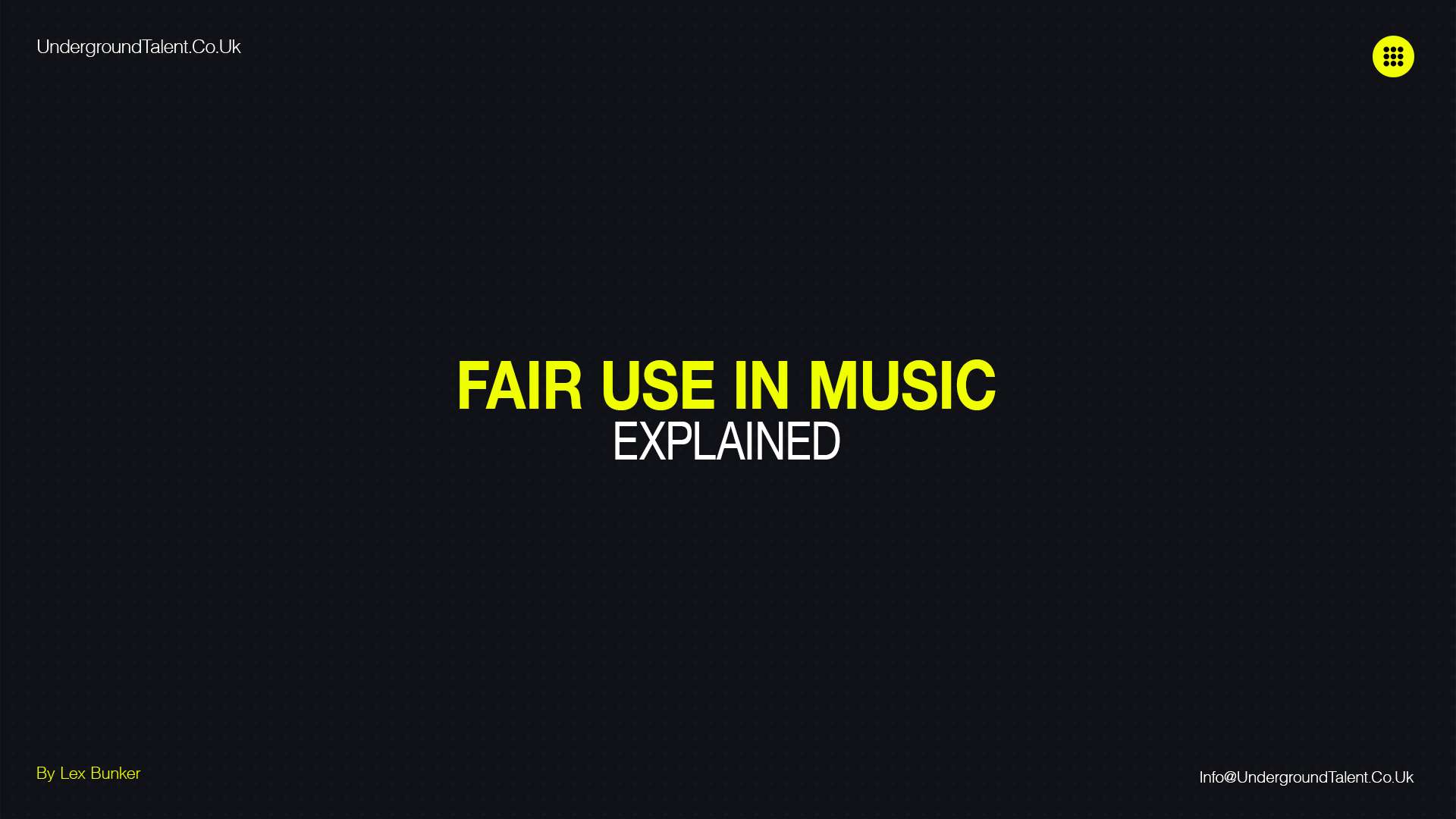 Fair Use in Music: What Musicians Need to Know