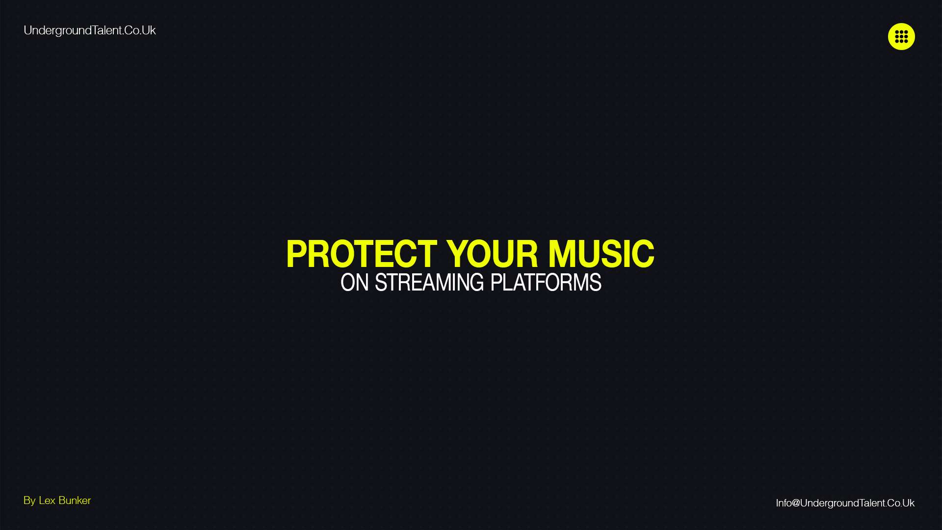 How to Protect Your Music on Streaming Platforms