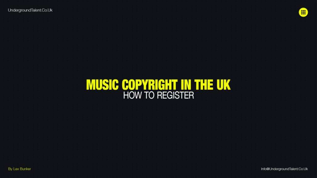 How to Register Music Copyright in the UK