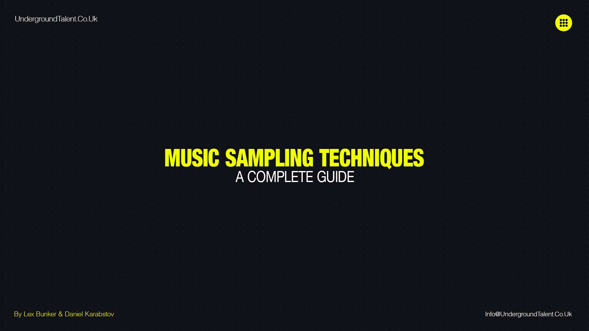 Music Sampling Techniques: A Complete Guide