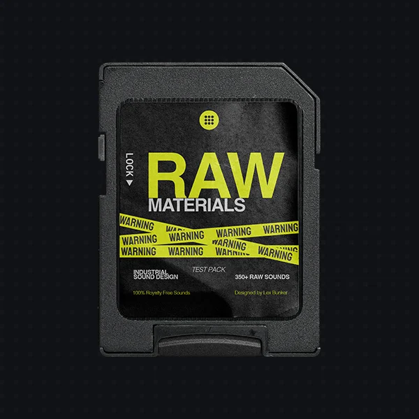 raw materials - industrial techno sample pack Industrial techno sounds